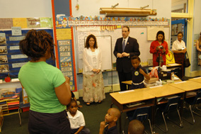 Mike Huckabee in the classroom